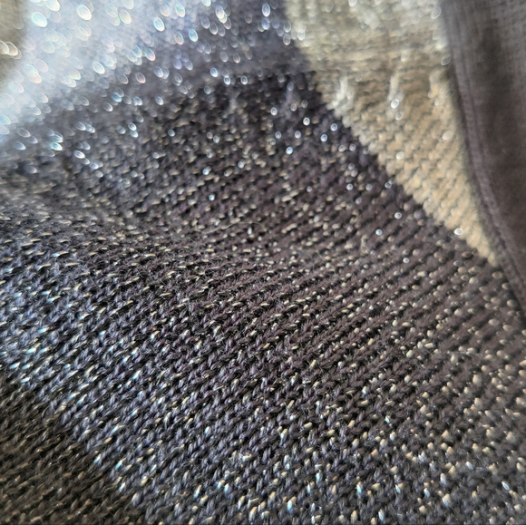 Gorgeous Sparkly Striped Tunic Sweater - Picture 5 of 13